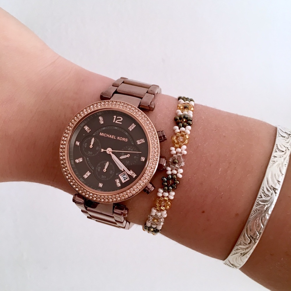 NWOT Michael Kors Parker Watch